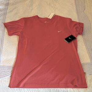 Nike women’s Coral Dri Fit Short Sleeve Tee